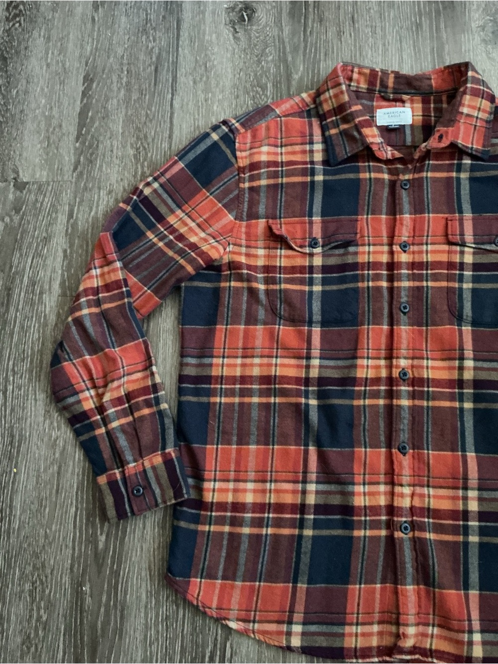 Plaid Button-Up Shirt - Picture 4 of 9